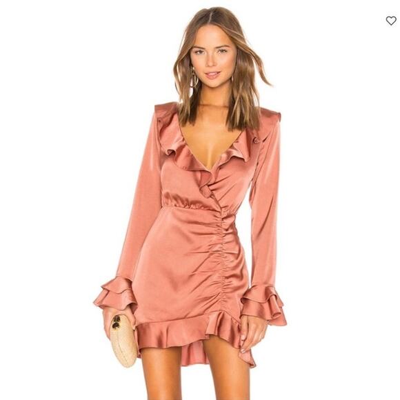 NEW Majorelle Nelly Mini Dress in Terracotta Brown Size Small - Picture 2 of 11